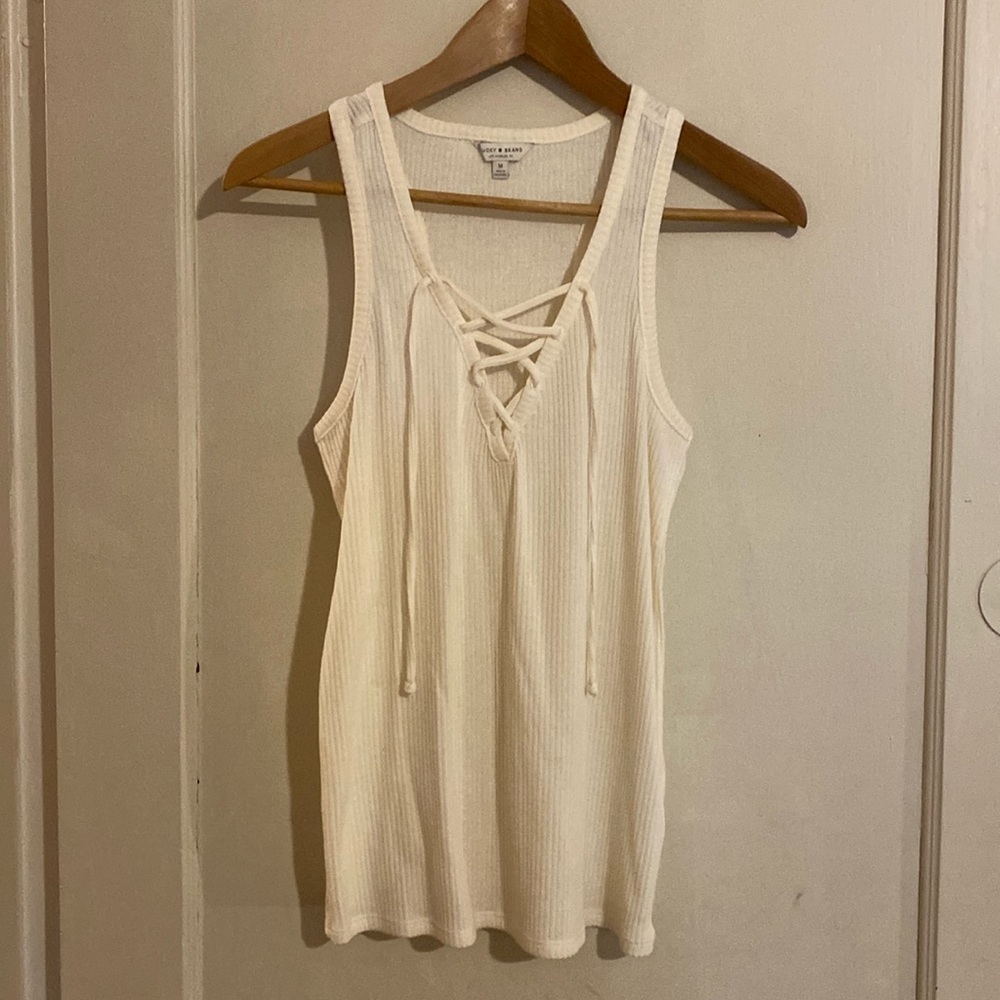 Lucky Brand lace up tank